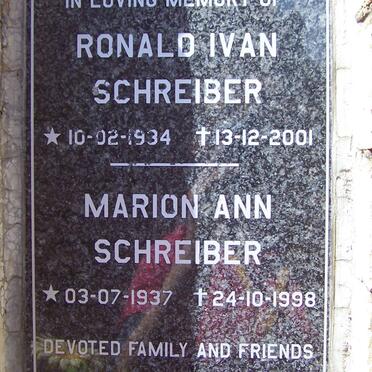 SCHREIBER Ronald Ivan 1934-2001