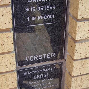 VORSTER Sandra 1954-2001 :: SANSALVADORE Sergi  1925-2001 &amp; Renata 1928-2005