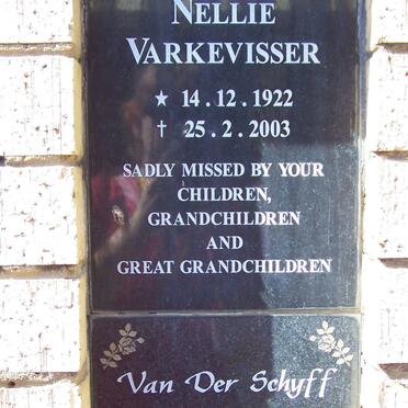 VARKEVISSER Nellie 1922-2003 :: VAN DER SCHYFF Johan C.M. 1942-2002
