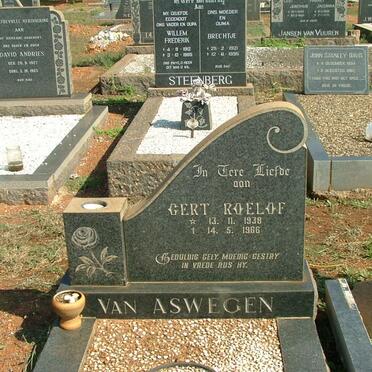 ASWEGEN Gert Roelof, van 1938-1966