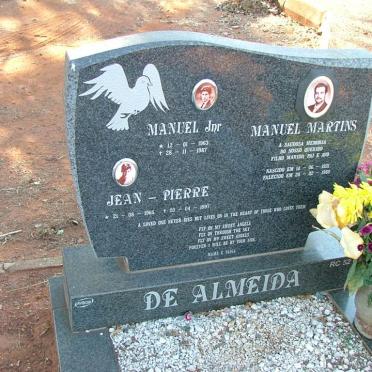 ALMEIDA Manuel Martins, de 1931-1980 :: DE ALMEIDA Manuel 1963-1987 :: DE ALMEIDA Jean-Pierre 1965-1997