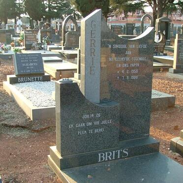 BRITS Gerrie 1950-1988