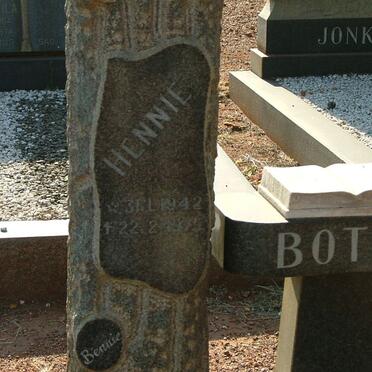 BOTHA Hennie 1942-1975