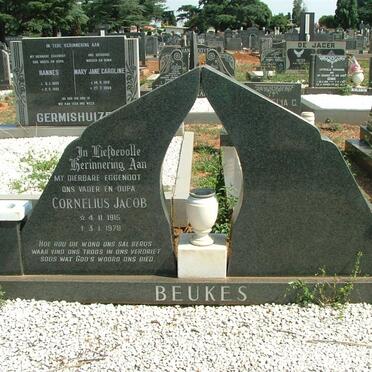 BEUKES Cornelius Jacob 1915-1978