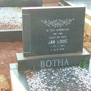 BOTHA Jan Louis 1893-1976