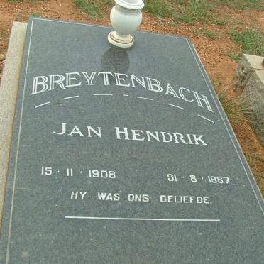 BREYTENBACH Jan Hendrik 1908-1987