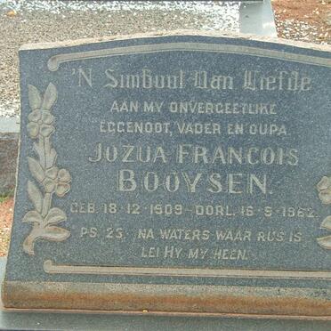 BOOYSEN Jozua Francois 1909-1962