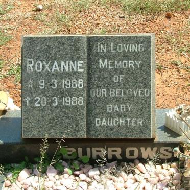 BURROWS Roxanne 1988-1988