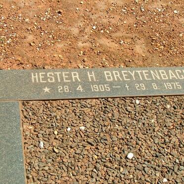 BREYTENBACH Hester H. 1905-1975