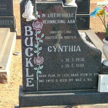 BUCKLE Cynthia 1976-1989
