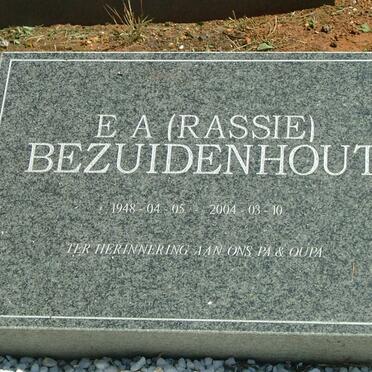 BEZUIDENHOUT E.A. 1948-2005