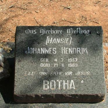BOTHA Johannes Hendrik 1957-1963