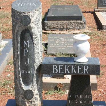 BEKKER M.P.J. 1943-1993