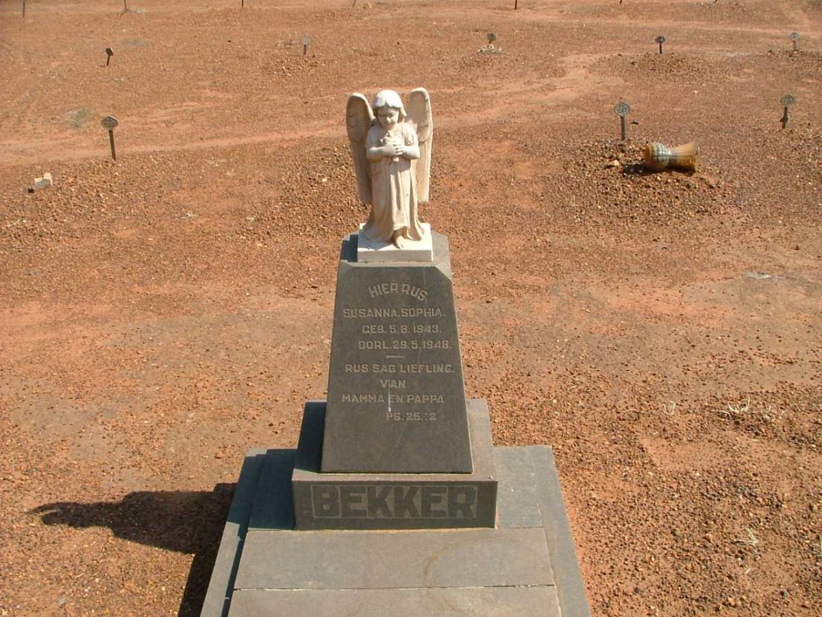 BEKKER Susanna Sophia 1943-1948