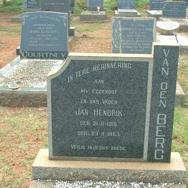 BERG Jan Hendrik, van den 1910-1963