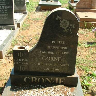 CRONJÉ Corné 1980-1980