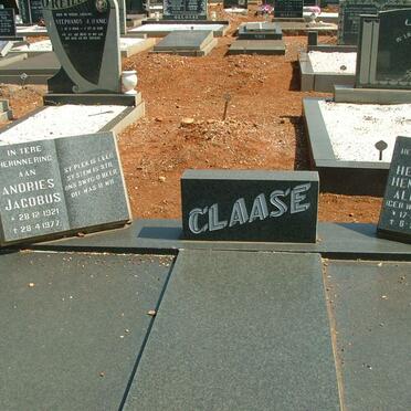 CLAASE Andries Jacobus 1921-1977 &amp; Hester Hendrina Aletta WEILBACH 1926-1998
