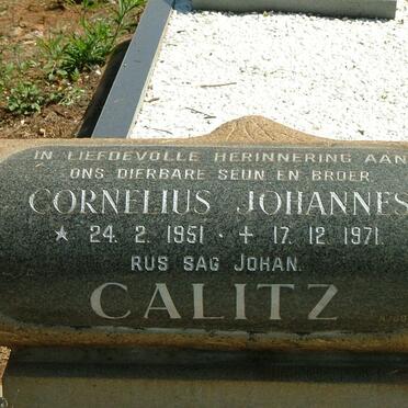 CALITZ Cornelius Johannes 1951-1971