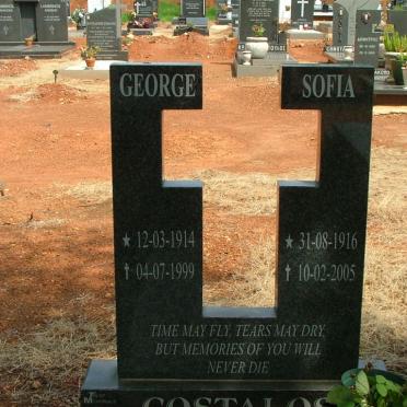 COSTALOS George 1914-1999 &amp; Sofia 1916-2005