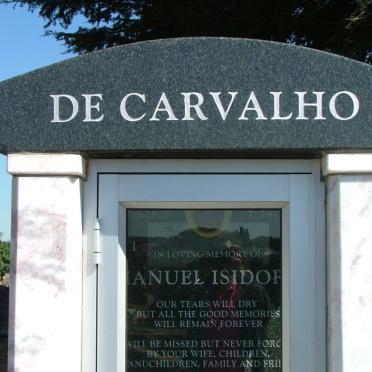 CARVALHO Manuel Isidoro, de 1926-2006