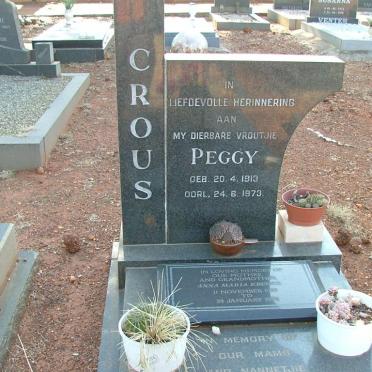 CROUS Peggy 1913-1973 :: KRUGER Anna Maria 1933-1998