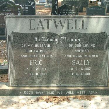 EATWELL Eric 1917-1984 &amp; Sally 1917-1991