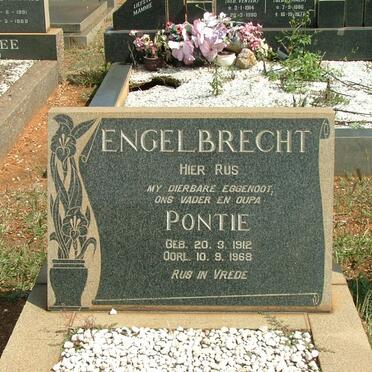 ENGELBRECHT Pontie 1912-1968