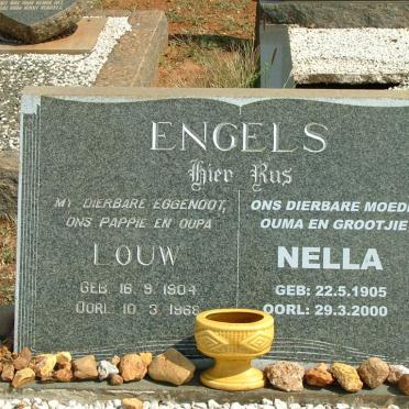 ENGELS Louw 1904-1968 &amp; Nella 1905-2000