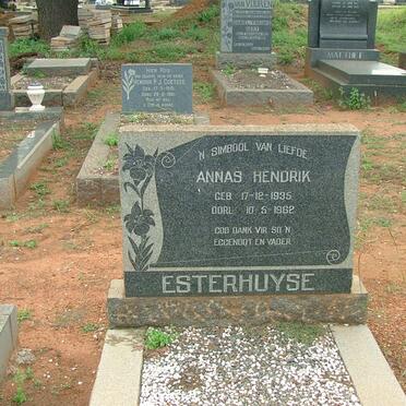 ESTERHUYSE Annas Hendrik 1935-1962