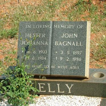ELLY John Bagnall 1897-1986 &amp; Hester Johanna 1903-1984