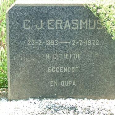 ERASMUS C.J. 1893-1972