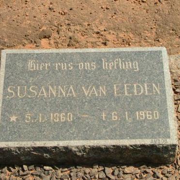 EEDEN Susana, van 1960-1960
