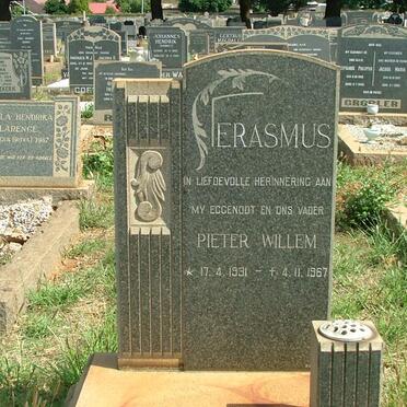 ERASMUS Pieter Willem 1931-1967