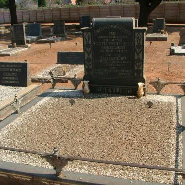 GREYLING Thomas Frederik Gerhardus 1868-1939 &amp; Frederina M.J. CRONJE 1873-1954