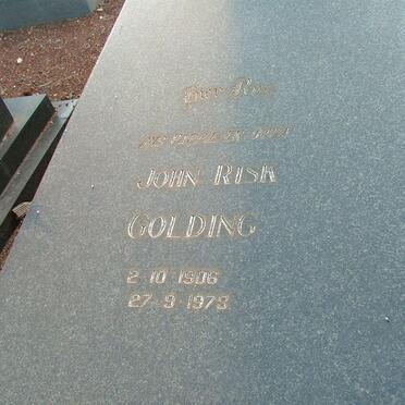 GOLDING John Risk 1906-1973