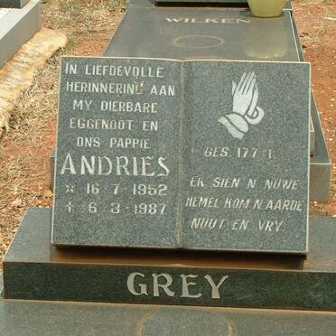 GREY Andries 1952-1987