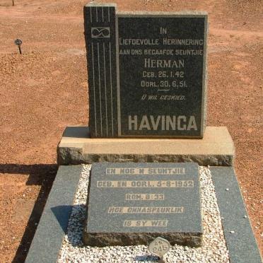 HAVINGA Herman 1942-1951 :: HAVINGA Seuntjie -1952