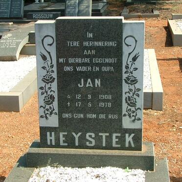 HEYSTEK Jan 1908-1978