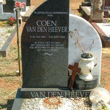 HEEVER Coen, van den 1925-2002