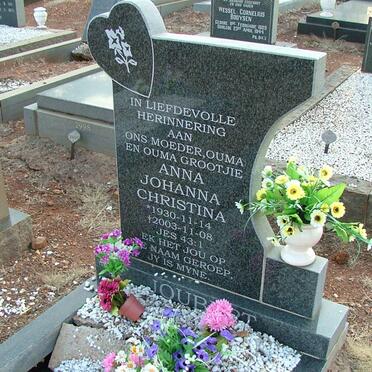 JOUBERT Anna Johanna Christina 1930-2003