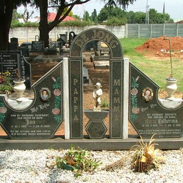 JONG Jan, de 1910-1986 &amp; Maria Catherina 1918-1991