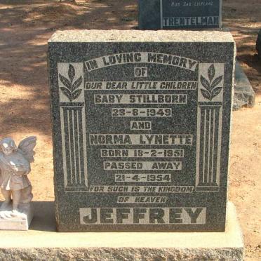 JEFFREY Norma Lynette 1951-1954 :: JEFFREY Baby 1949-1949
