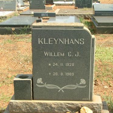 KLEYNHANS Willem C.J. 1928-1969