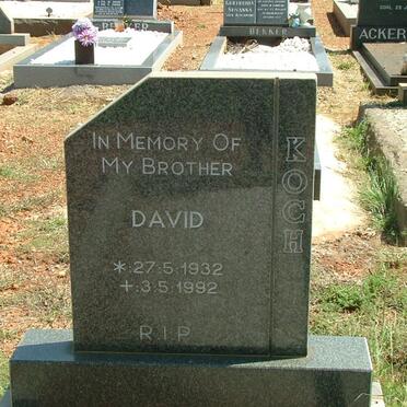 KOCH David 1932-1992