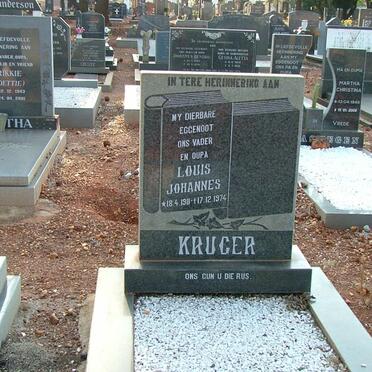 KRUGER Louis Johannes 1911-1974
