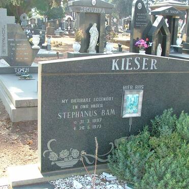 KIESER Stephanus Bam 1897-1973