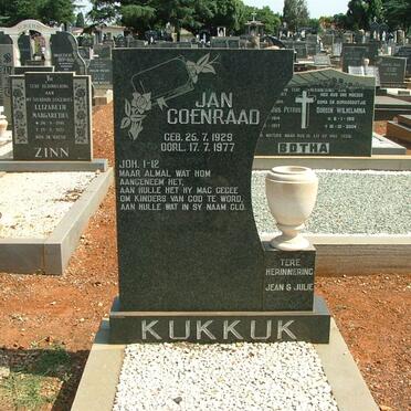 KUKKUK Jan Coenraad 1929-1977