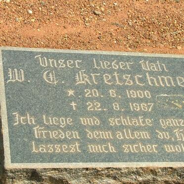 KRETSCHMER W.C. 1900-1967