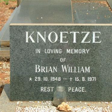 KNOETZE Brian William 1948-1971