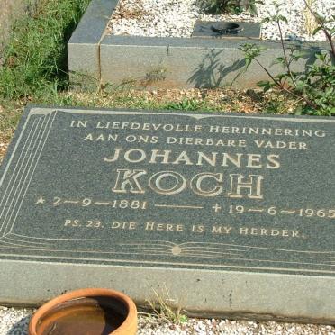 KOCH Johannes 1881-1965